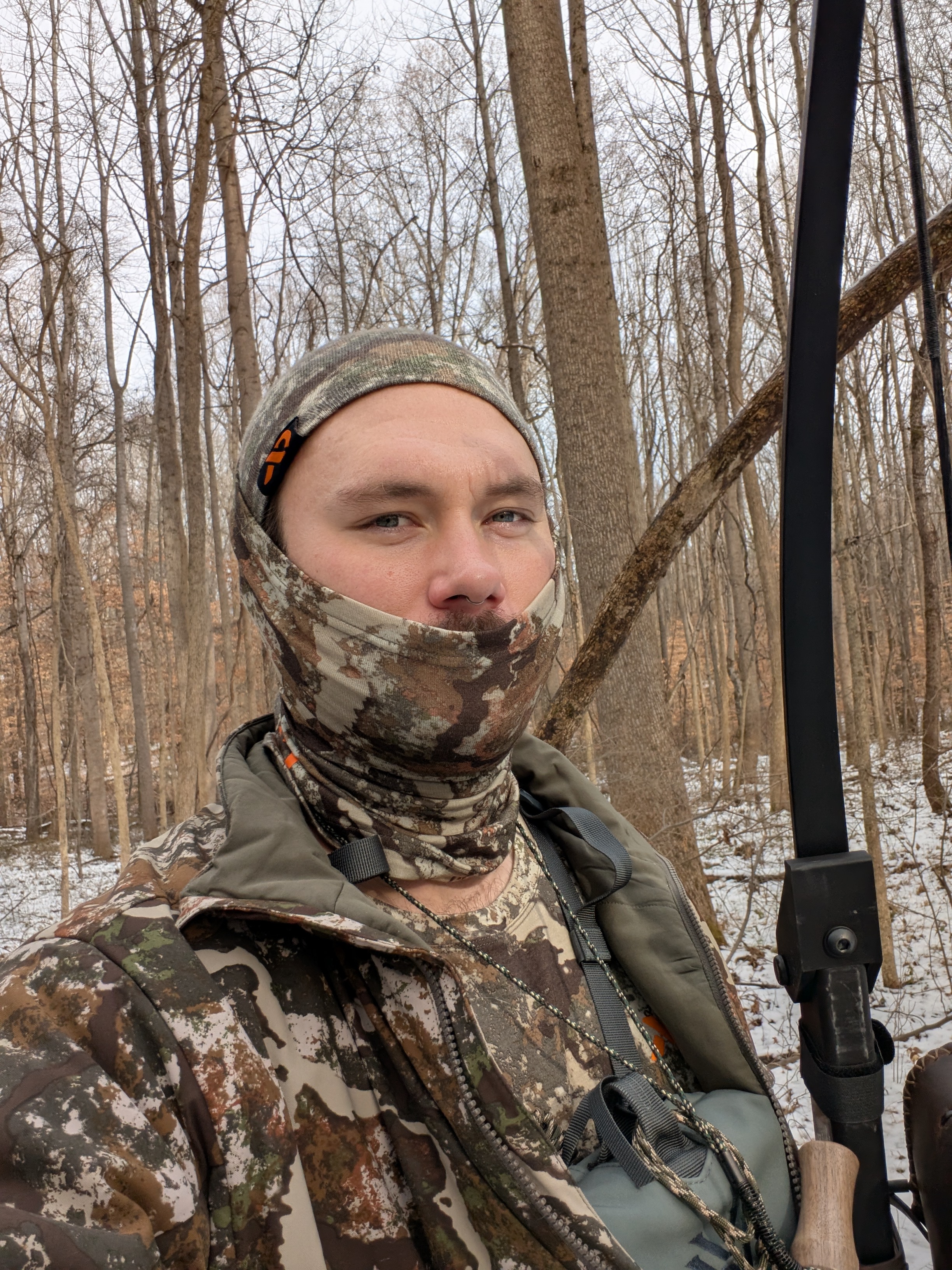 Hunting in the woods